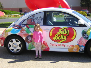 Aleshia At the Jelly Belly Factory