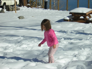 More Than Ankle Deep In SNOW In Tahoe City