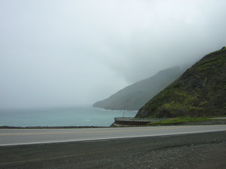 Fog Ahead On The Coast Highway